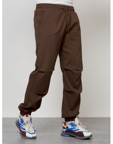 Мужской спортивный костюм для активного отдыха, коричневый. в Тюмени