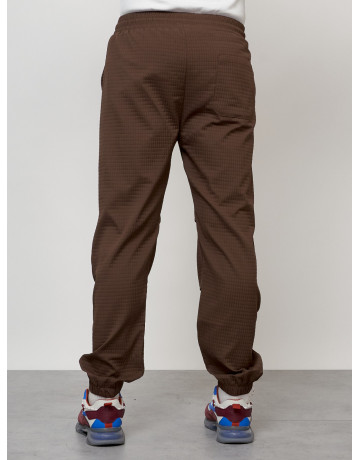 Мужской спортивный костюм для активного отдыха, коричневый. в Тюмени