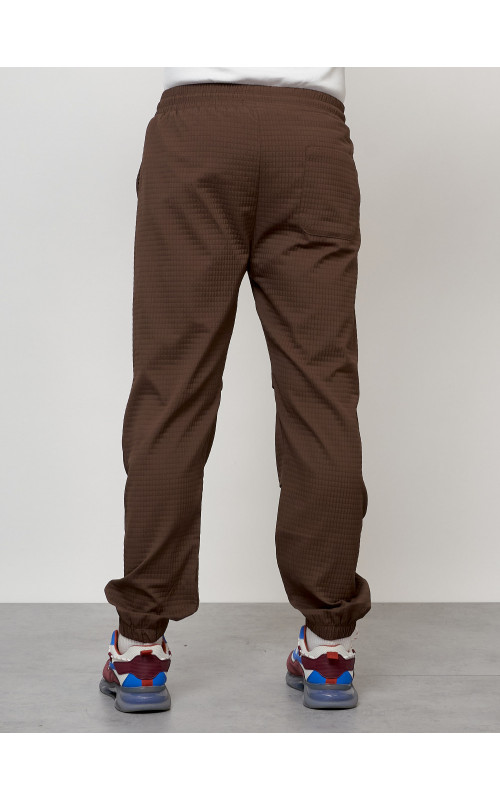 Мужской спортивный костюм для активного отдыха, коричневый. в Тюмени