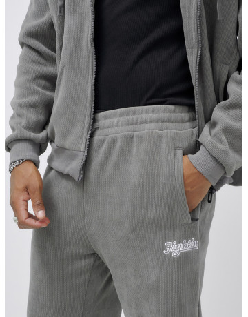 Мужской демисезонный спортивный костюм на флисе, серый, для спорта. в Тюмени