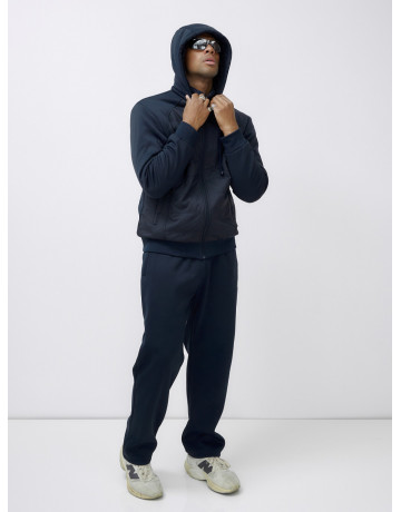 Мужской зимний спортивный костюм с начёсом, тёмно-синий, для спорта. в Тюмени