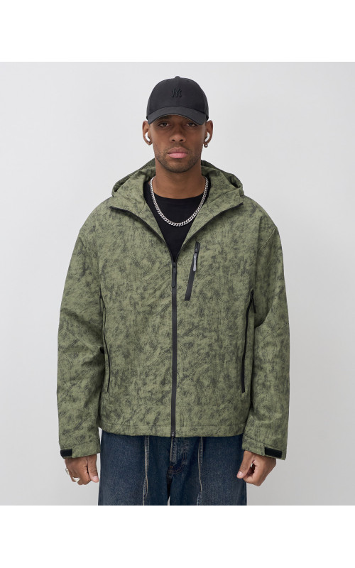 Мужская спортивная куртка весна-осень, цвет хаки, для активного отдыха в Тюмени