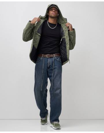 Мужская спортивная куртка весна-осень, цвет хаки, для активного отдыха в Тюмени