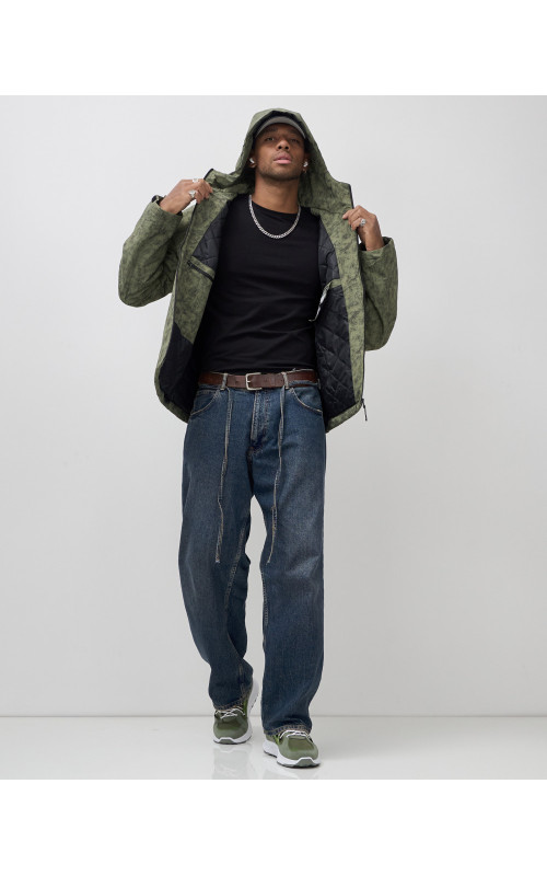 Мужская спортивная куртка весна-осень, цвет хаки, для активного отдыха в Тюмени