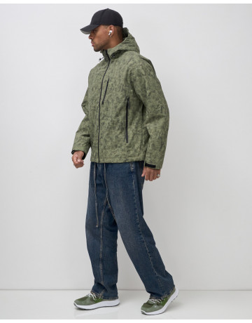 Мужская спортивная куртка весна-осень, цвет хаки, для активного отдыха в Тюмени