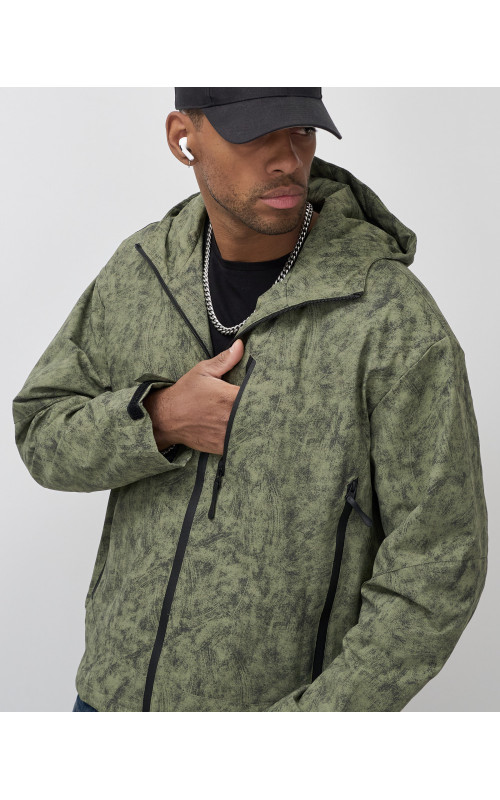 Мужская спортивная куртка весна-осень, цвет хаки, для активного отдыха в Тюмени