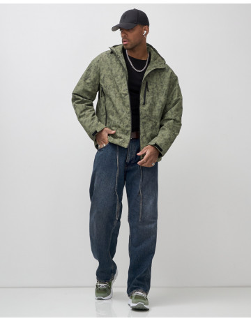 Мужская спортивная куртка весна-осень, цвет хаки, для активного отдыха в Тюмени