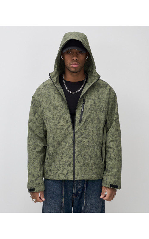 Мужская спортивная куртка весна-осень, цвет хаки, для активного отдыха в Тюмени