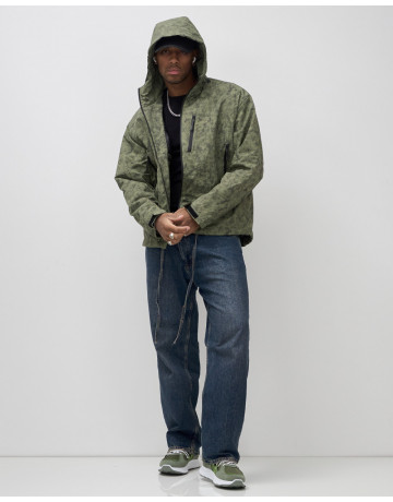 Мужская спортивная куртка весна-осень, цвет хаки, для активного отдыха в Тюмени