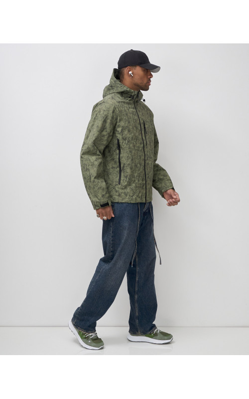 Мужская спортивная куртка весна-осень, цвет хаки, для активного отдыха в Тюмени