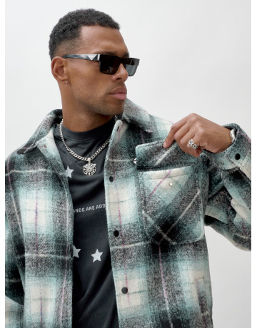 Ворсистая шерстяная куртка-рубашка для комфортных прогулок (S-3XL)