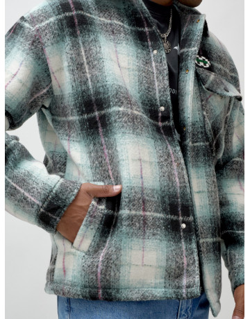 Ворсистая шерстяная куртка-рубашка для комфортных прогулок (S-3XL)