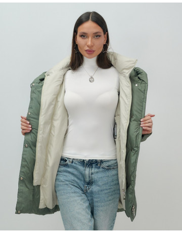 Женская зимняя куртка с капюшоном, размер 48–56.