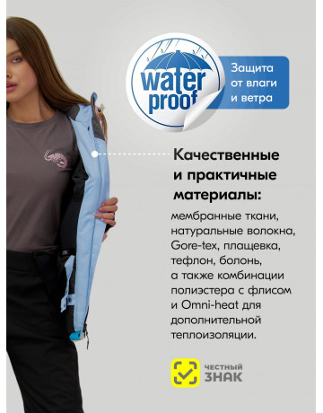 Женский горнолыжный костюм для зимы