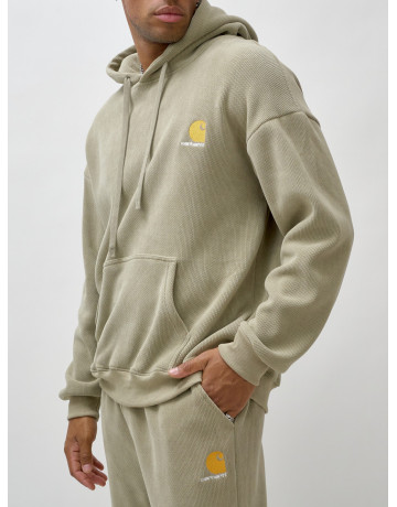 Мужской демисезонный спортивный костюм на флисе, светло-зелёный. в Тюмени