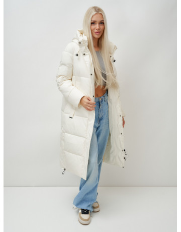 Зимний женский пуховик с капюшоном