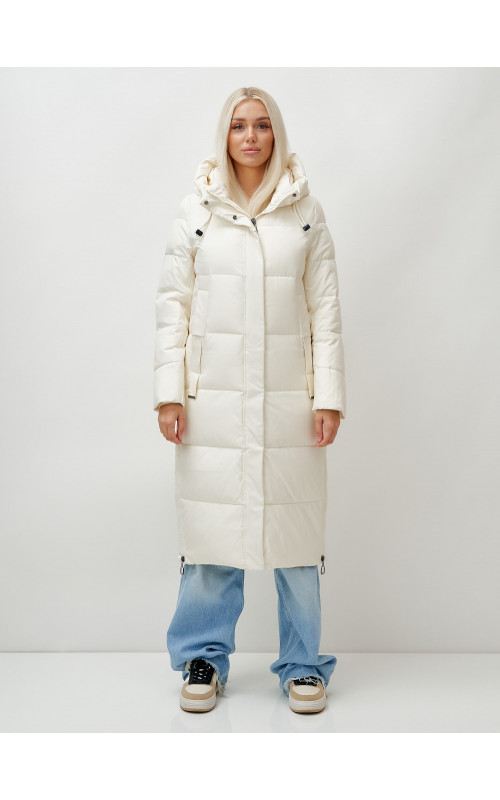 Зимний женский пуховик с капюшоном