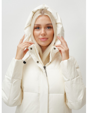 Зимний женский пуховик с капюшоном