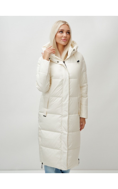 Зимний женский пуховик с капюшоном