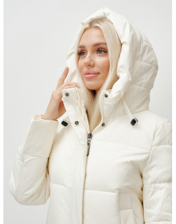 Зимний женский пуховик с капюшоном