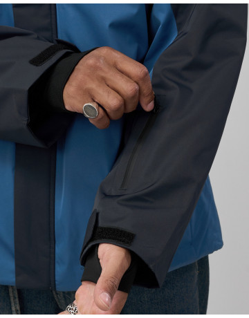 Мужская зимняя горнолыжная куртка синего цвета для спорта. в Тюмени