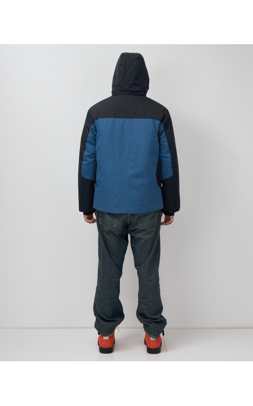 Мужская зимняя горнолыжная куртка синего цвета для спорта. в Тюмени