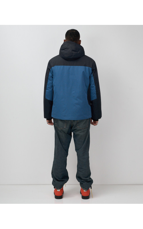 Мужская зимняя горнолыжная куртка синего цвета для спорта. в Тюмени