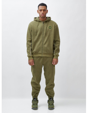 Утеплённый демисезонный костюм для мужчин свободного кроя.