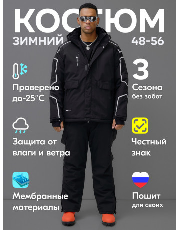 Мужской горнолыжный костюм для комфорта и защиты на склоне
