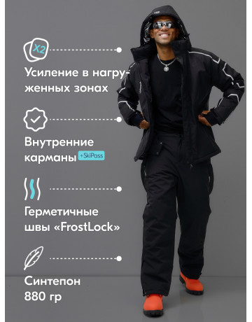 Мужской горнолыжный костюм для комфорта и защиты на склоне