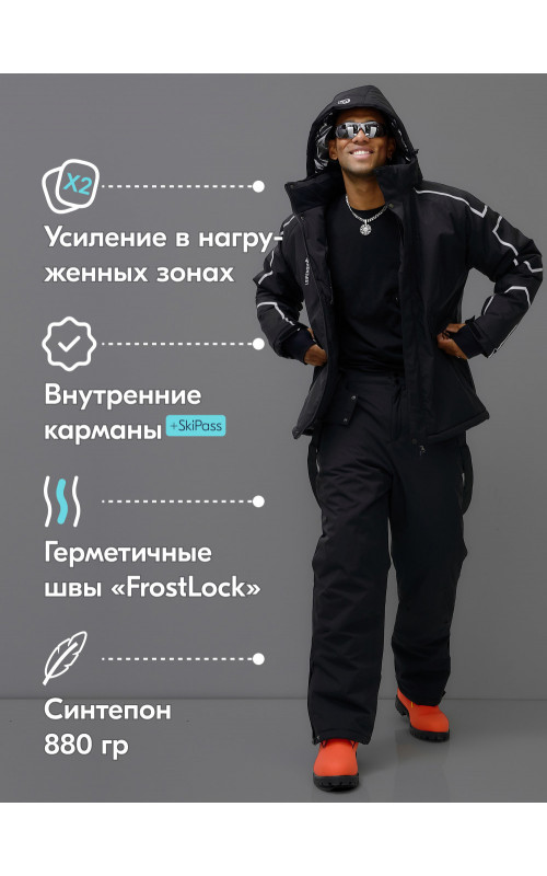 Мужской горнолыжный костюм для комфорта и защиты на склоне
