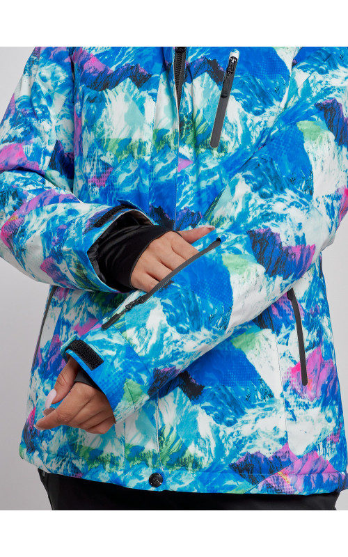 Женский горнолыжный костюм синего цвета для зимы в Тюмени