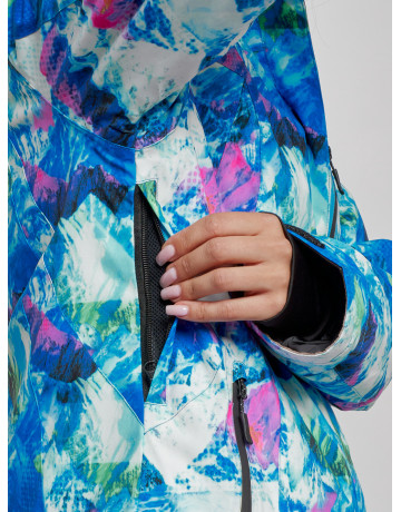 Женский горнолыжный костюм синего цвета для зимы в Тюмени