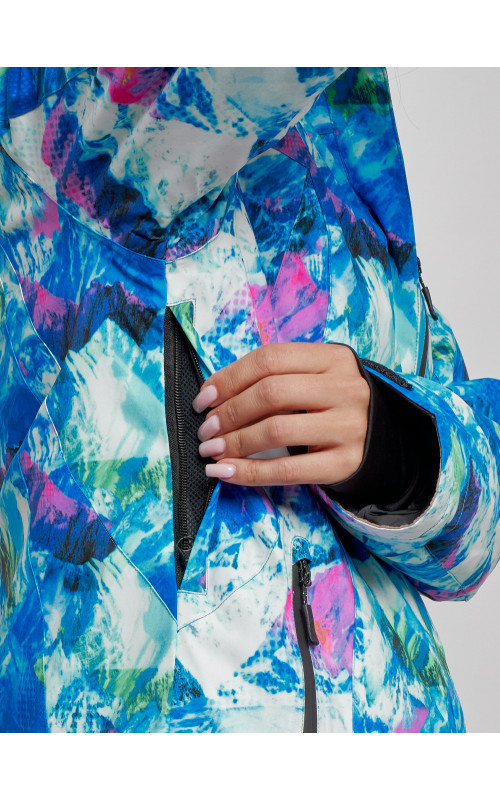 Женский горнолыжный костюм синего цвета для зимы в Тюмени