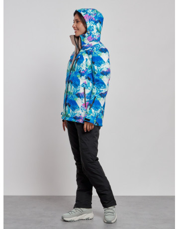 Женский горнолыжный костюм синего цвета для зимы в Тюмени