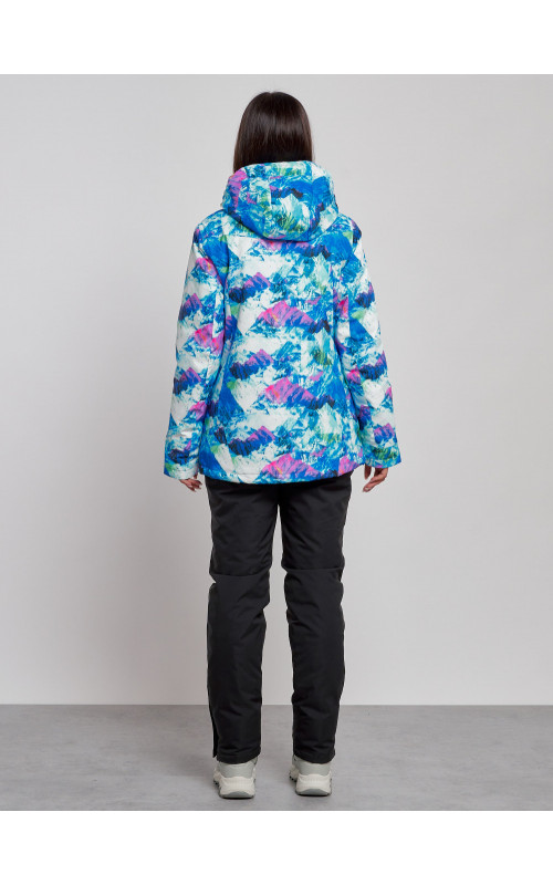 Женский горнолыжный костюм синего цвета для зимы в Тюмени