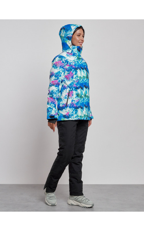 Женский горнолыжный костюм синего цвета для зимы в Тюмени