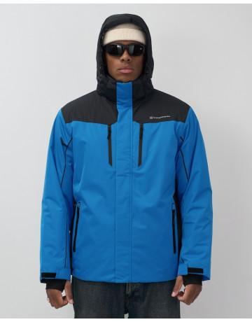 Мужская горнолыжная куртка, голубой, для зимних видов спорта в Тюмени