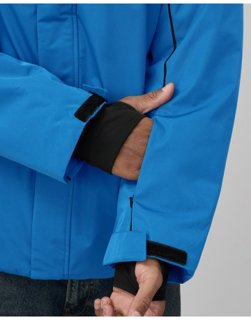 Мужская горнолыжная куртка, голубой, для зимних видов спорта в Тюмени