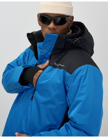 Мужская горнолыжная куртка, голубой, для зимних видов спорта в Тюмени