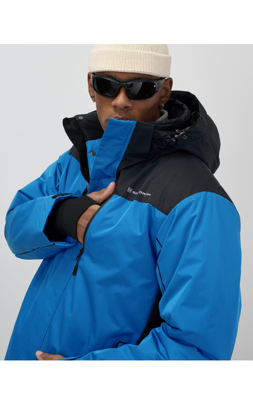 Мужская горнолыжная куртка, голубой, для зимних видов спорта в Тюмени