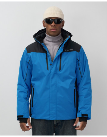 Мужская горнолыжная куртка, голубой, для зимних видов спорта в Тюмени