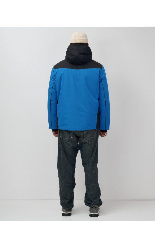 Мужская горнолыжная куртка, голубой, для зимних видов спорта в Тюмени