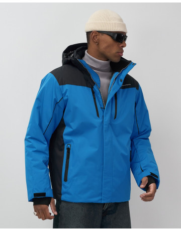 Мужская горнолыжная куртка, голубой, для зимних видов спорта в Тюмени