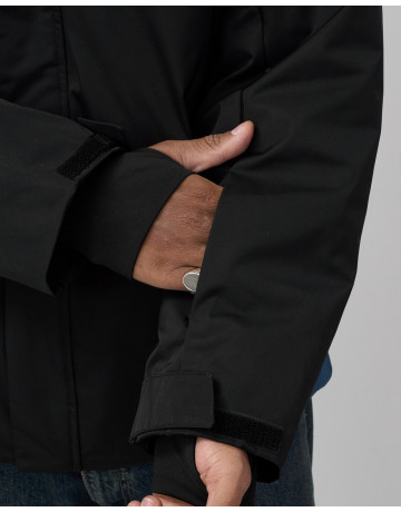 Мужская горнолыжная куртка, чёрная, для зимних видов спорта в Тюмени