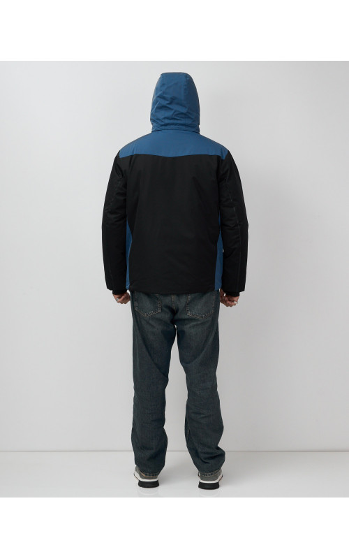 Мужская горнолыжная куртка, чёрная, для зимних видов спорта в Тюмени