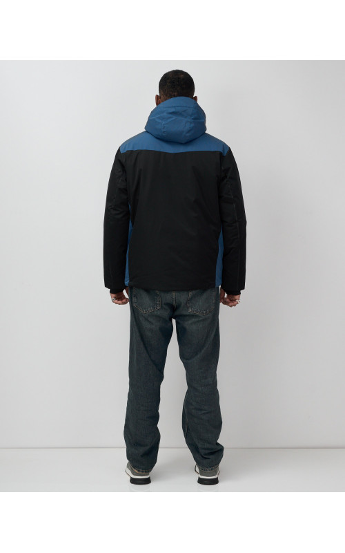 Мужская горнолыжная куртка, чёрная, для зимних видов спорта в Тюмени