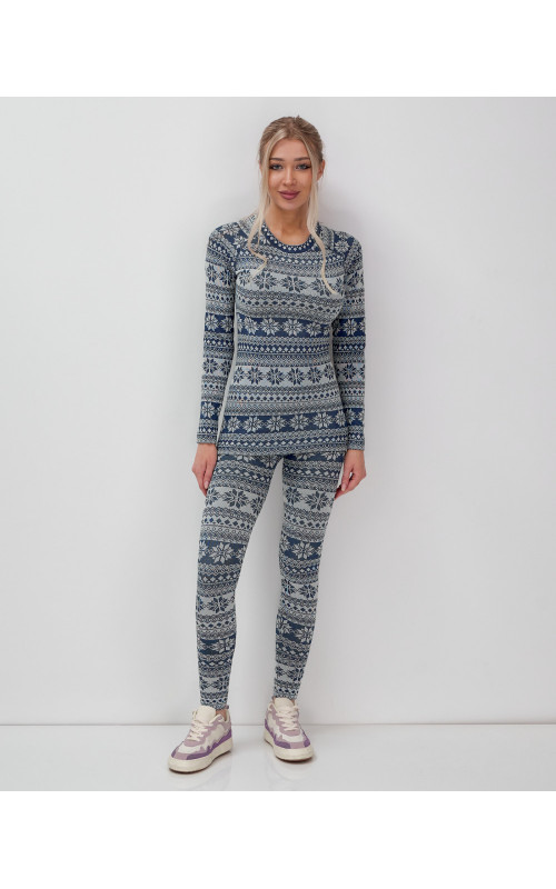 Женское термобельё для осени и зимы, спортивный стиль.