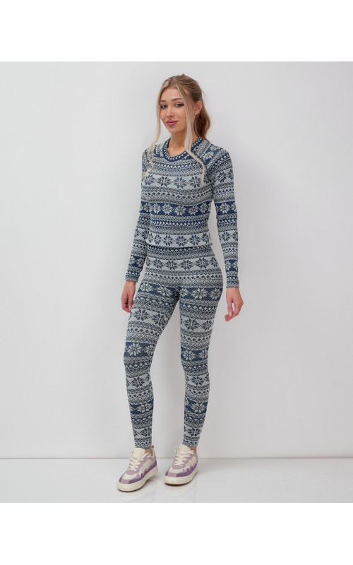 Женское термобельё для осени и зимы, спортивный стиль.