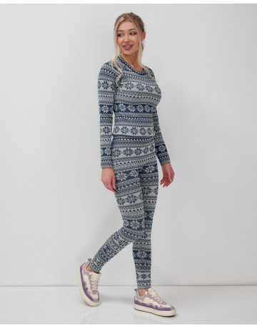 Женское термобельё для осени и зимы, спортивный стиль.